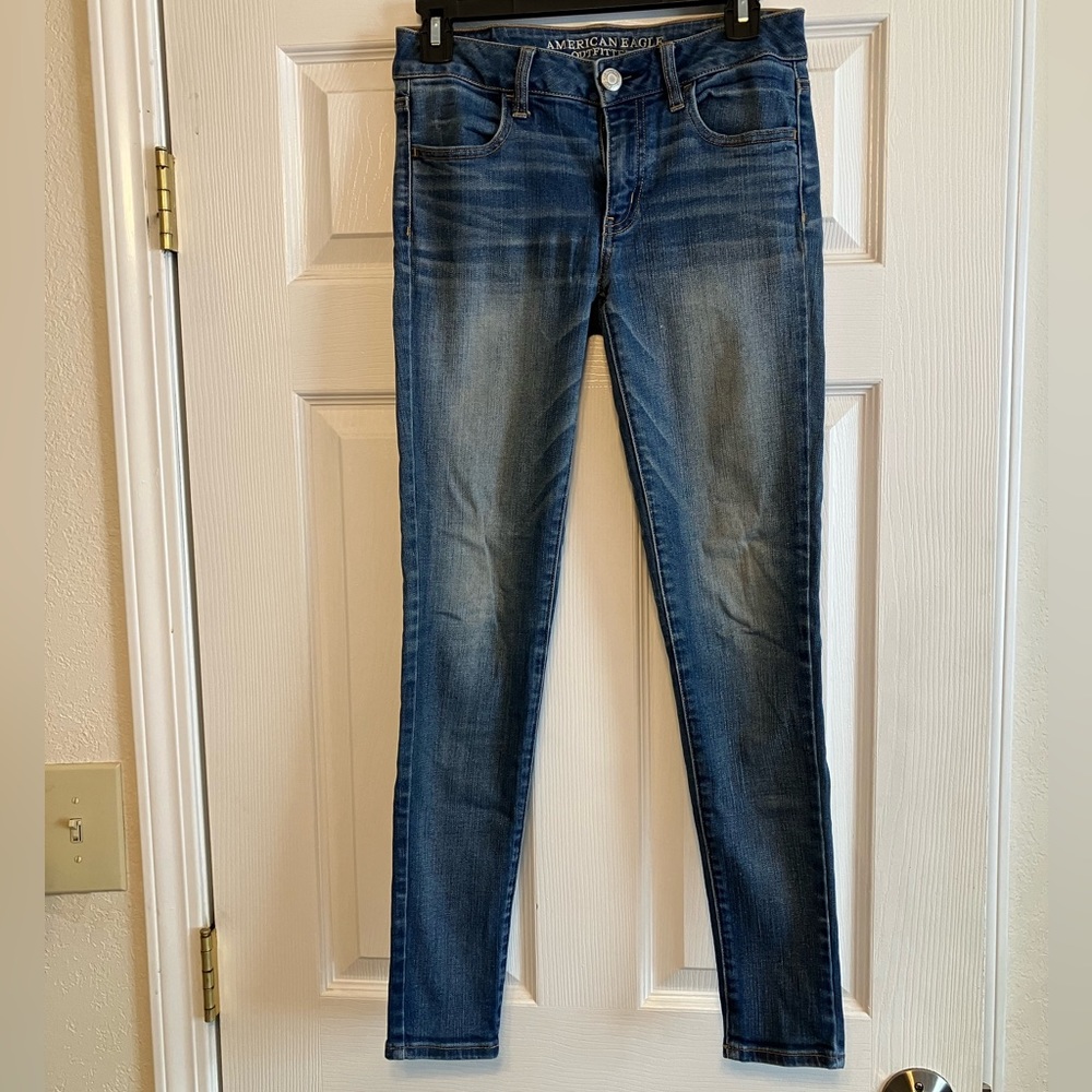 American Eagle Super Stretch Jegging women’s size 4 Regular factory fades